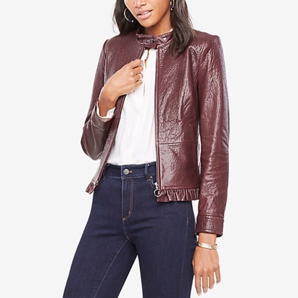 plus size long leather jacket